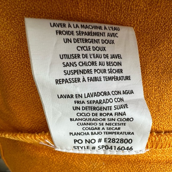 O’NEIL Women’s Yellow Floral Print Sleeveless Minidress XL NWT - Picture 14 of 15